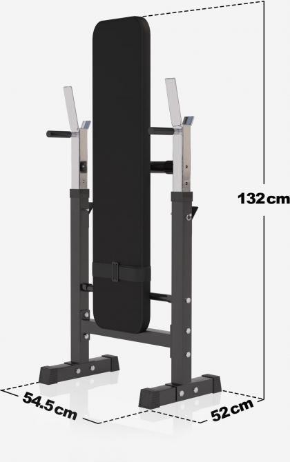 Image du produit Gorilla Sports Ensemble d'haltères longs en plastique 38kg-70kg