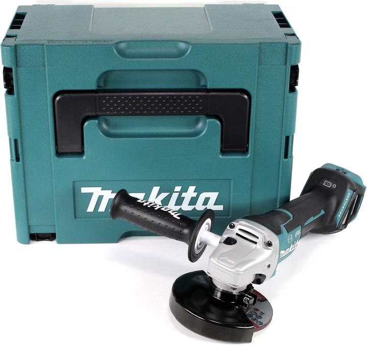 Produktbild Makita DGA 517 ZJ Akku Winkelschleifer 18 V 125 mm Brushless + Makpac - ohne Akku, ohne Ladegerät (125 mm)