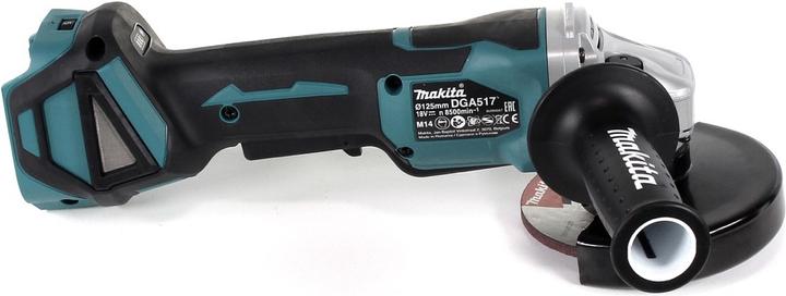 Produktbild Makita DGA 517 ZJ Akku Winkelschleifer 18 V 125 mm Brushless + Makpac - ohne Akku, ohne Ladegerät (125 mm)