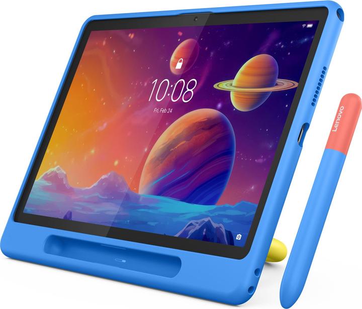 Actual product image Lenovo Tab + Kids Bumper (WLAN only, 10.10", 128 GB, Luna Grey)