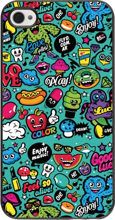 Immagine prodotto PhoneLook Cartoni animati di copertina old school (Apple iPhone 4)