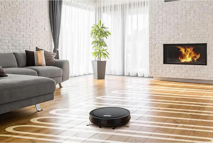 Image du produit Sichler Aspirateur-robot WLAN, fonction balayage à sec, HEPA, 2 500 mAh, App (Robot d'aspiration et de nettoyage)