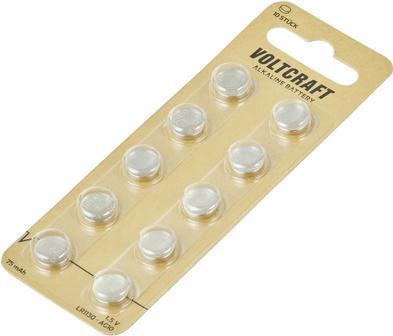 Produktbild Voltcraft AG10 Knopfzelle LR 1130 (10 Stk., AG10, 75 mAh)