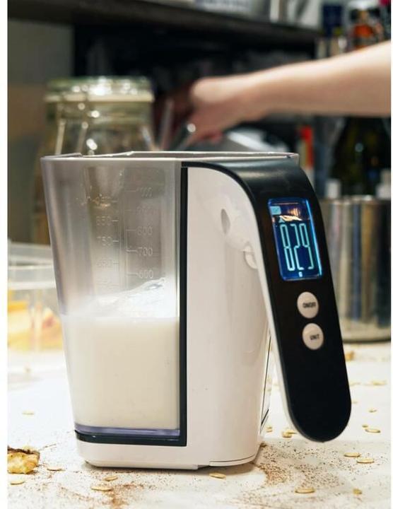 Image du produit Toya Lund Balance de cuisine numérique 68364 - Récipient gradué - Blanc - 2 KG - jusqu'à 1200ML