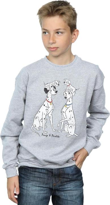 Produktbild Disney 101 Dalmatians Classic Pongo And Perdita Sweatshirt Jungen (152, 158)
