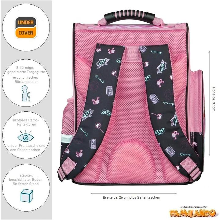 Actual product image Familando Ergonomisches Barbie Schulranzen-Set (15 l)