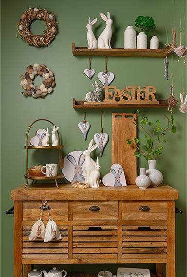 Actual product image G. Wurm Easter wreath (1 x, 9 x 32 x 32 cm)
