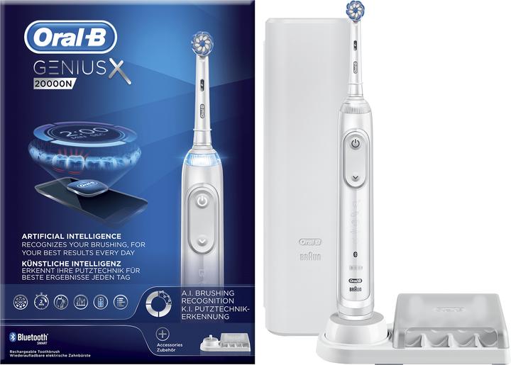 Image du produit Oral-B Genius X 80324759 Brosse à dents électrique adulte Brosse à dents rotative-vibrante (Brosse à dents oscillo-rotative)