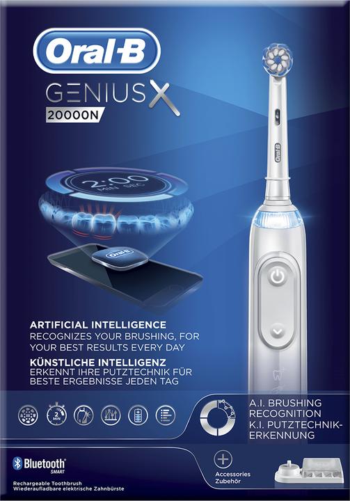 Image du produit Oral-B Genius X 80324759 Brosse à dents électrique adulte Brosse à dents rotative-vibrante (Brosse à dents oscillo-rotative)