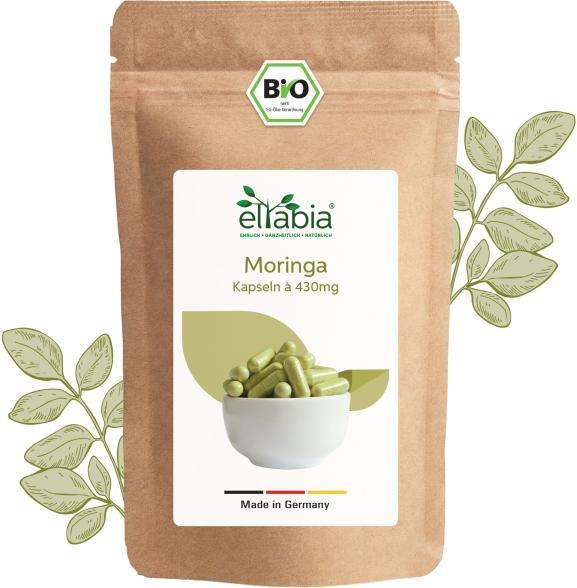 Actual product image Eltabia Organic Moringa Capsules 200 (200 Piece, Capsules)