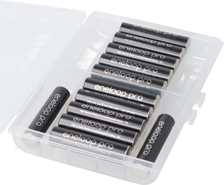 Produktbild AccuCell Akku eneloop pro, AAA Micro, 500 Ladezyklen, geringe Selbstentladung, mit Box (1 Stk., AAA, 930 mAh)