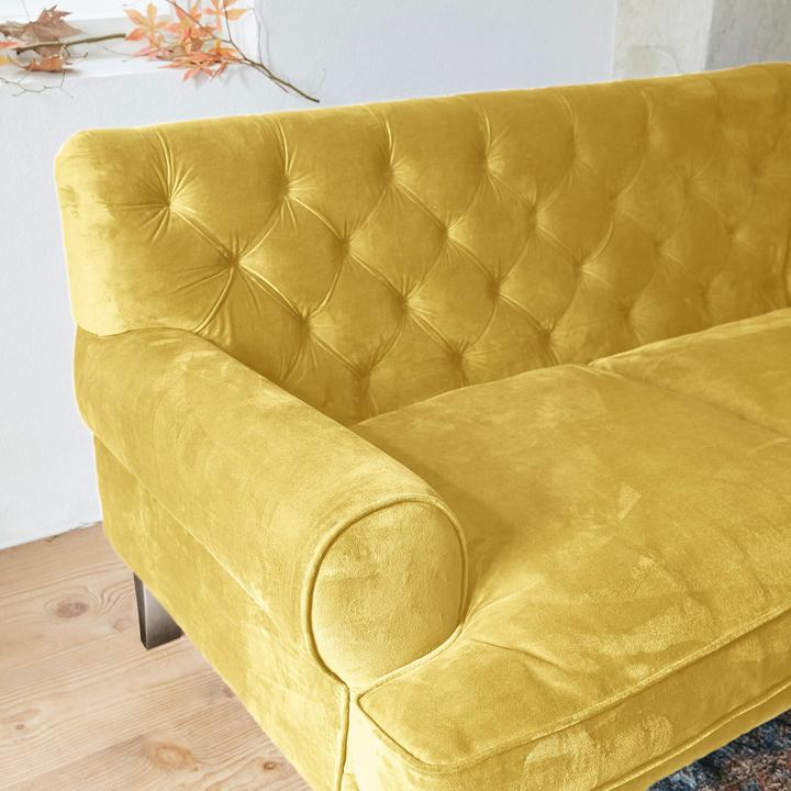 Produktbild Loberon Sofa Carme gelb (3-Sitzer)