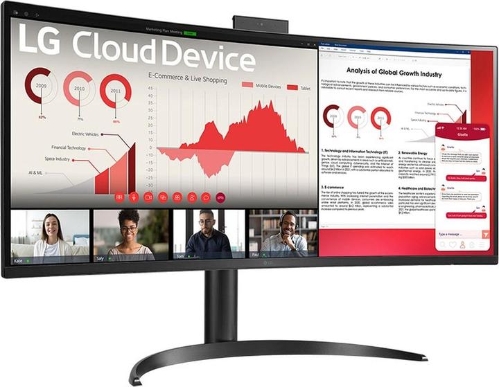 Productafbeelding LG 34" 34CR651W-BP (Intel Pentium N6005, 8 GB, 256 GB, Intel UHD Graphics)