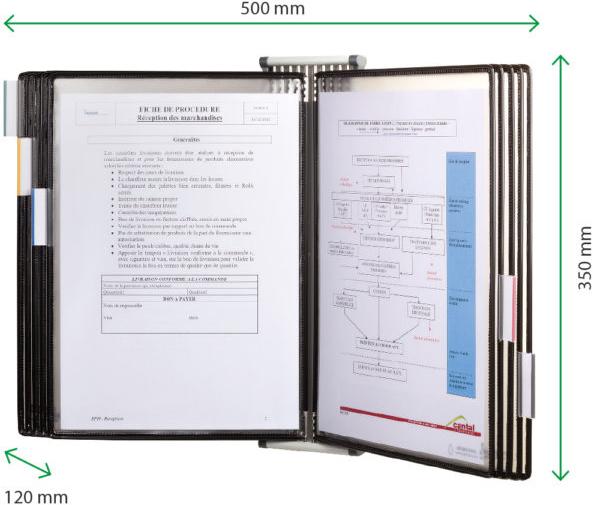 Actual product image Tarifold 414502 Document display carousel wall portrait (A4, 1 x)