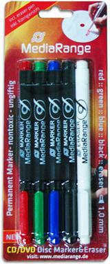 Actual product image MediaRange MR704 marker (Multicoloured, 0.70 mm, 5 x)