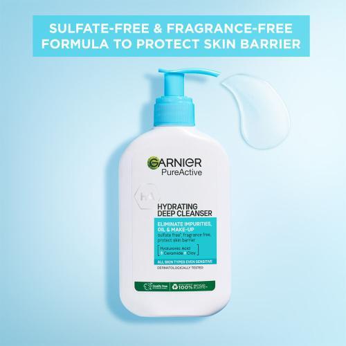 Produktbild Garnier Pure Active Hydrating Deep Cleanser - Cleansing Gel - 250ml (Gel, 250 ml)