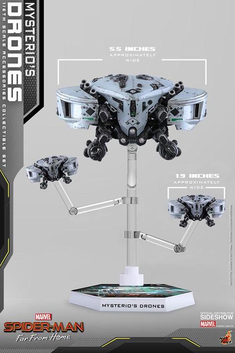 Immagine prodotto Hot Toys Spider-Man: Far From Home "I droni di Mysterio" 1/6 Set di accessori