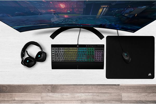 Image du produit Corsair K55 RGB Pro (US, Filaire)
