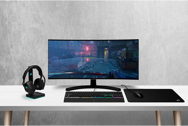 Image du produit Corsair K55 RGB Pro (US, Filaire)