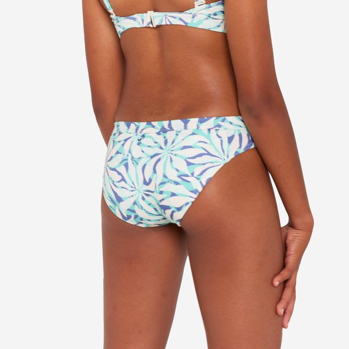 Actual product image Olaian Bikini-Hose Surfen Mädchen geblümt Alma Hao lila (140)