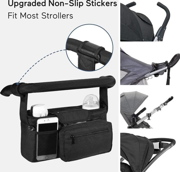 Actual product image Momcozy Stroller Organizer with Cup Holders