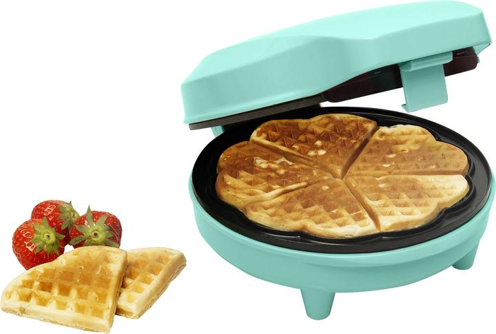 Actual product image Bestron ASW217M Waffle maker 5 waffle(s) mint color