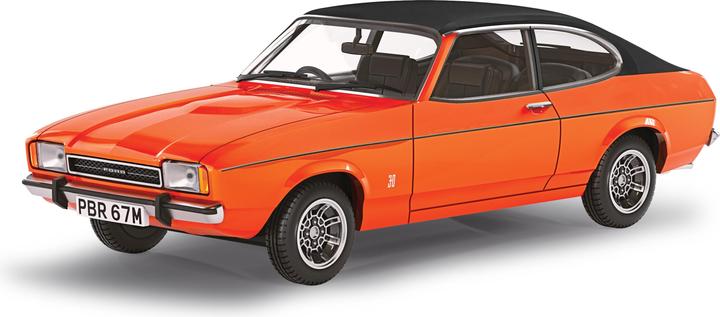 Actual product image Corgi Ford Capri Mk2 3-litre Ghia Automatic Sebring Red