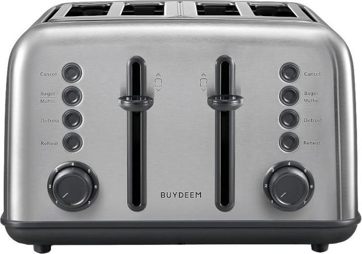 Image du produit Buydeem Toster 4 Slice Toaster, model DT640E, color Stainless Stell, EU (Prise UE)