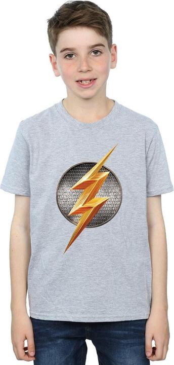 Image du produit - T-shirt JUSTICE LEAGUE MOVIE FLASH EMBLEM - Garçon (152, 158)
