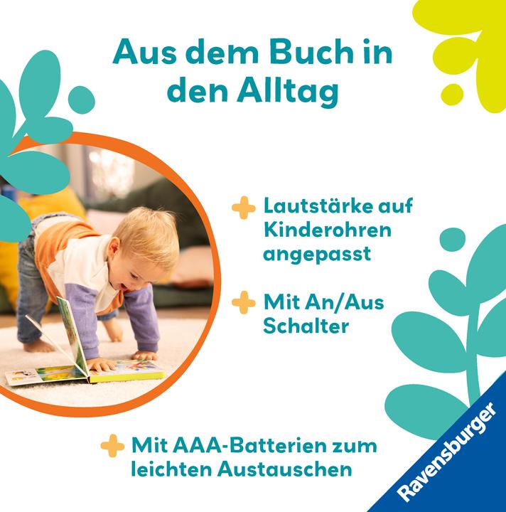 Actual product image Ravensburger Play+ My very first sound book: baby animals (German)