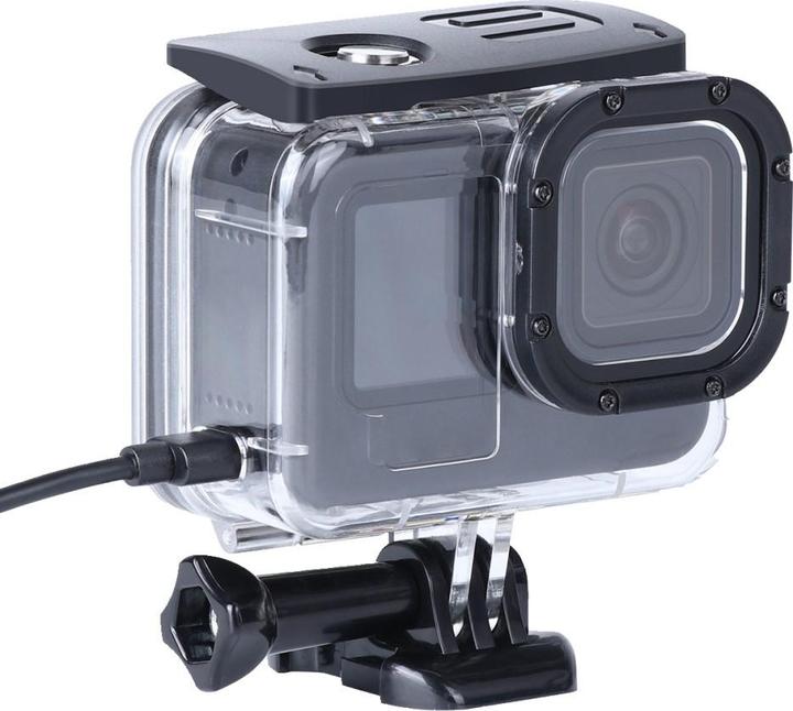 Ueli Express Custodia GoPro Hero 12 / 11 / 10 / 9 con apertura per il cavo (Hero 11 Nero, Eroe 9 nero, Hero 10 Nero, Hero 12 Nero)