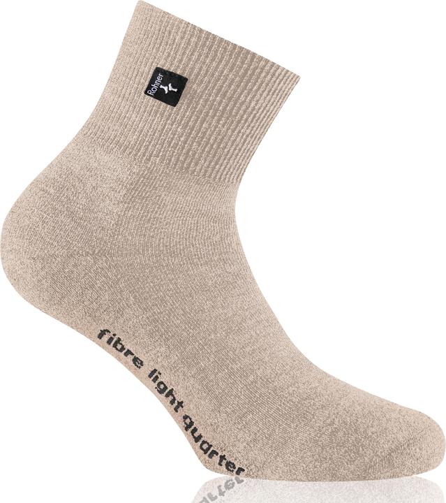 Actual product image Rohner Fibre Light Quarter hiking socks, colour 276 sandalwood, size 39-41 (39, 40, 41)
