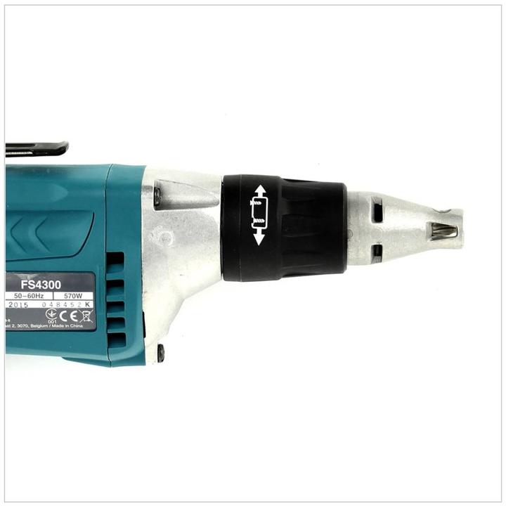 Actual product image Makita Electronic screwdriver FS4300. 570 watt (Electrical connection)