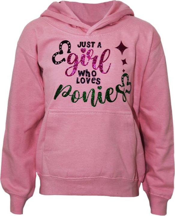 Image du produit British Country Collection Just A Girl Who Loves Ponies Sweat à capuche (104)