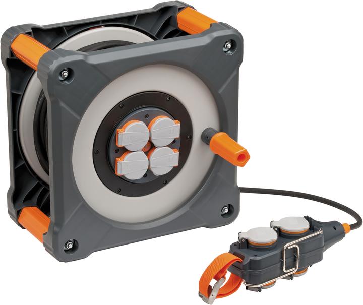 Actual product image Brennenstuhl professionalLINE Cable Reel with Powerblock KC 5100 IP44 50+5m H07RN-F 3G1.5 (50 m, 1.50 mm²)