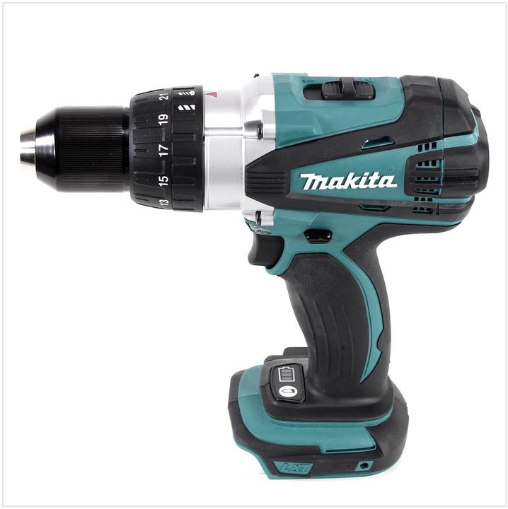 Immagine prodotto Makita Trapano avvitatore a batteria DDF 458 RAJ 18 V 91 Nm + 2x batteria 2,0 Ah + caricabatterie + Makpac (Batteria ricaricabile)