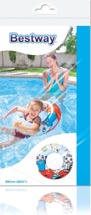 Actual product image Bestway Swimring D53cm 2ass dsg PVC