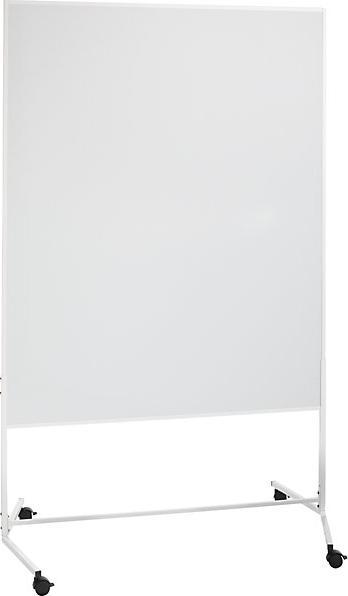 Image du produit eurokraft basic Tableau de conférence mobile, habillage tissu / tableau blanc, l x h 1200 x 1500 (120 x 150 cm)