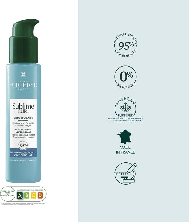 Produktbild Rene Furterer Sublime Curl Locken-Creme ohne Ausspülen (Haarpaste, 100 ml)