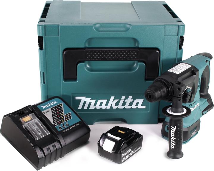 Produktbild Makita DHR 242 RF1J Akku Bohrhammer 18V 2,4J SDS-plus Brushless + 1x Akku 3,0Ah + Ladegerät + Makpac (Akkubetrieb)