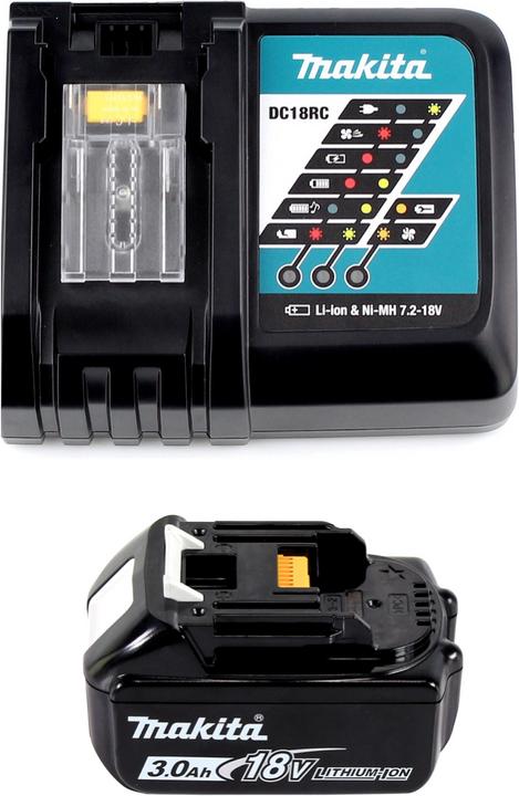 Produktbild Makita DHR 242 RF1J Akku Bohrhammer 18V 2,4J SDS-plus Brushless + 1x Akku 3,0Ah + Ladegerät + Makpac (Akkubetrieb)