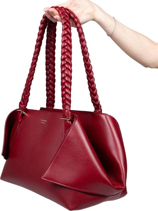 Produktbild Salvatore Ferragamo Ferragamo scarf sh m handbag in calfskin color burgundy