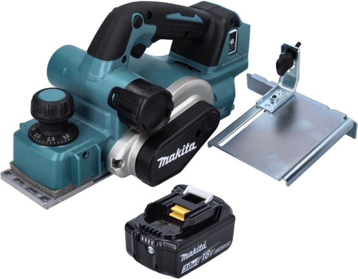 Image du produit Makita DKP 181 F1 Rabot à feuillure 82 mm 18 V Brushless + 1x batterie 3,0 Ah - sans chargeur