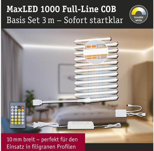 Actual product image Paulmann MaxLED 1000 Full-Line COB Stripe Set (White, 300 cm, Indoor)