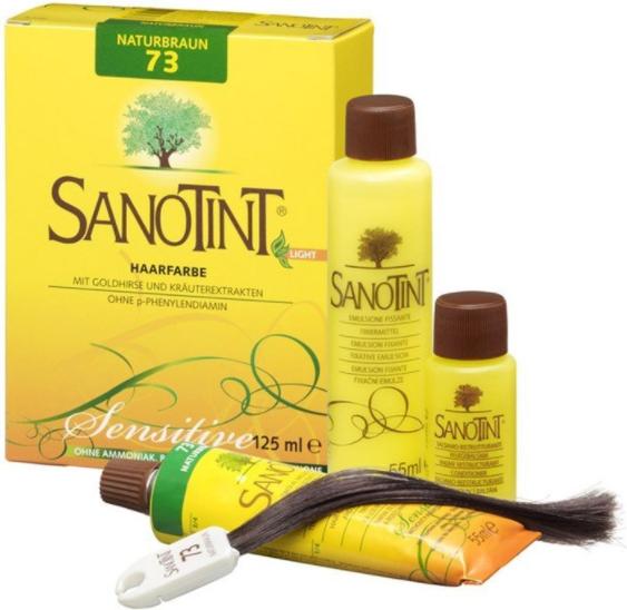 Actual product image Sanotint Sensitive Light (Natural brown)