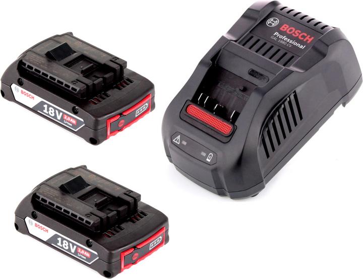 Actual product image Bosch Professional Bosch GSS 18V-10 battery orbital sander 18V + 2x battery 2.0Ah + charger + L-Boxx (Sander)