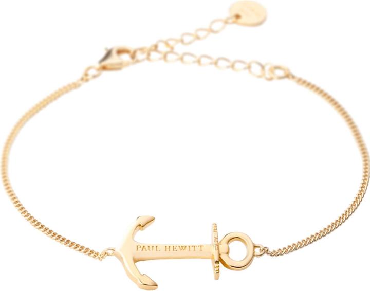 Image du produit Paul Hewitt Bracelet Ancre Spirit en or plaqué 18K (15.50 cm, Argent)