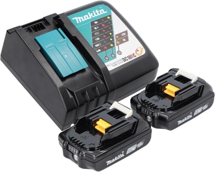 Actual product image Makita Power Source Kit 18 V with 2x BL 1820 B battery 2.0 Ah ( 2x 197254-9 ) + DC 18 RC charger ( 195 (18 V)