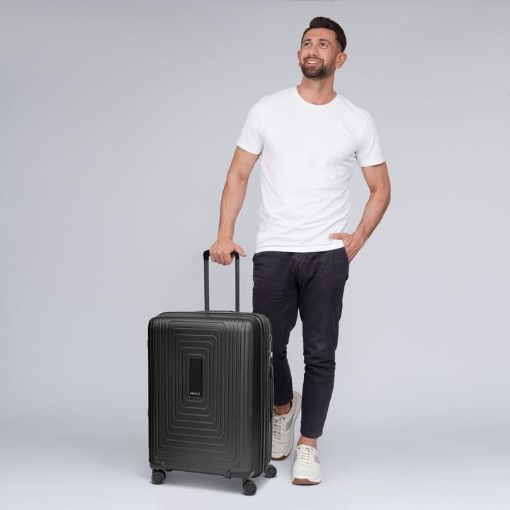 Produktbild Redolz Essentials 14 4-Rollen Trolley 65 cm mit Dehnfalte (81 l, M (50 - 90l))