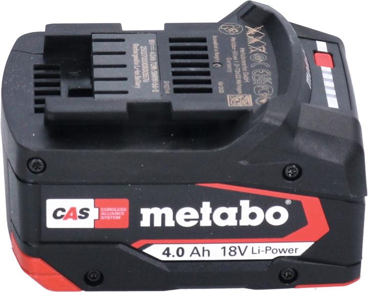 Image du produit Metabo Kit de base 4x batterie Li-Power 18 V 4,0 Ah CAS Li-Ion ( 4x 625027000 ) + ASC 145 rapide (18 V)